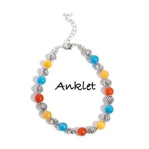 Multi Cat’s Eye Stones Anklet